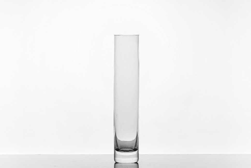Ваза-цилиндр, диаметр 5 см, высота 30 см, форма 7672