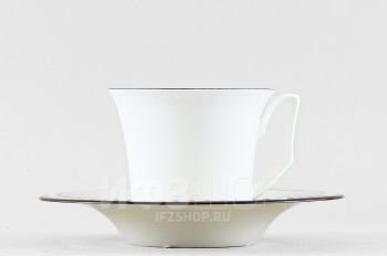 Чашка с блюдцем чайная ф. Юлия рис. Волшебный сад VI