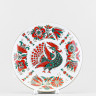 Декоративная тарелка 19.5 см рис. Красная птица
