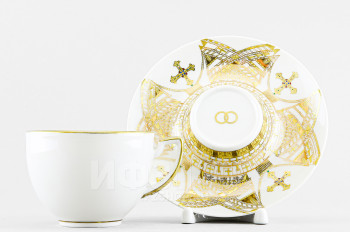 Чашка с блюдцем чайная ф. Анданте рис. К венцу