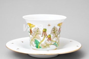 Чашка с блюдцем чайная ф. Юлия рис. Солнечный букет