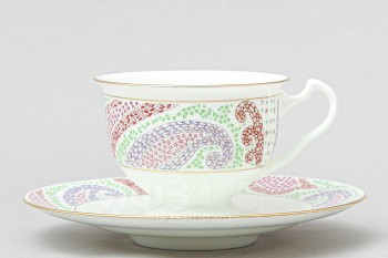 Чашка с блюдцем чайная ф. Айседора рис. Мариенталь фиолетовый