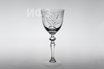 Набор из 6 бокалов для вина 250 мл ф. 6413 серия 900/43 (Цветок)
