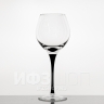 Набор из 6 бокалов для вина 250 мл ф. 6403 серия 200/2 (черная ножка)