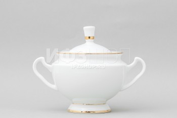 Сервиз чайный форма Айседора рисунок Золотая лента, арт. 81.25243.00.1 (Императорский фарфоровый завод)