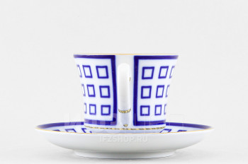 Чашка с блюдцем чайная ф. Банкетная рис. Аничков мост