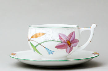 Чашка с блюдцем чайная ф. Кострома рис. Лауренсия