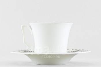 Чашка с блюдцем чайная ф. Юлия рис. Волшебный сад III