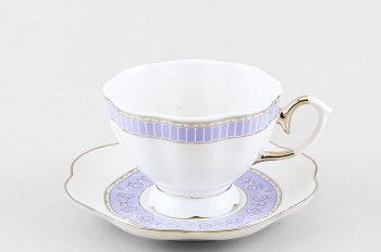 Чашка с блюдцем чайная ф. Елена рис. Афина
