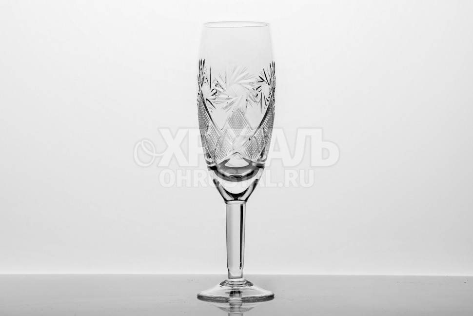 Набор из 6 бокалов для шампанского 200 мл ф. 6702 серия 1000/1 (Мельница)