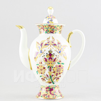 Кофейник ф. Классическая-2 рис. Золотые бабочки