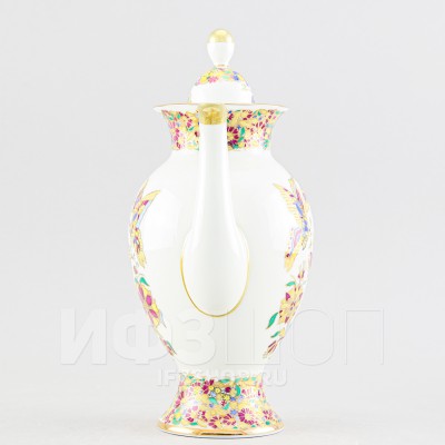 Кофейник ф. Классическая-2 рис. Золотые бабочки