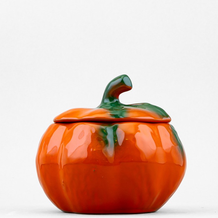 Горшочек для запекания 600 мл ф. Тыковка рис. Стандарт Оранжевая в Москве