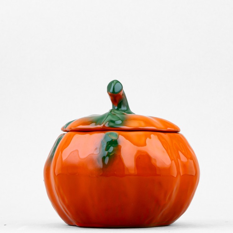 Горшочек для запекания 600 мл ф. Тыковка рис. Стандарт Оранжевая в Москве