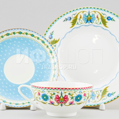 Комплект чайный ф. Купольная рис. Восточная вязь