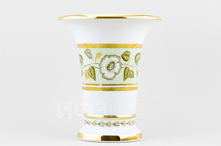 Ваза для цветов ф. Ампирная рис. Нефритовый фон в Москве