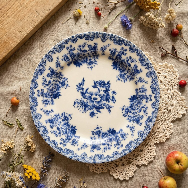 Тарелка плоская 17.5 см ф. Идиллия рис. Версаль в Москве