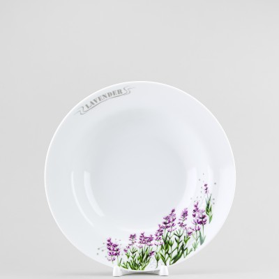 Тарелка глубокая 24 см ф. Идиллия рис. Лаванда