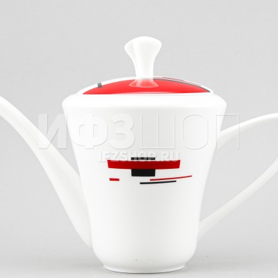 Сервиз чайный ф. Сад рис. Красное и черное, 14 предметов