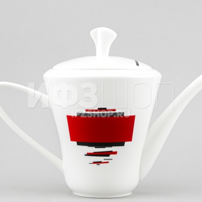 Сервиз чайный ф. Сад рис. Красное и черное, 14 предметов