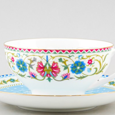 Чашка с блюдцем чайная ф. Купольная рис. Восточная вязь