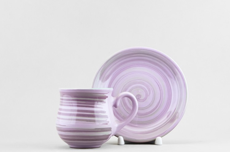 Набор из 4 чашек с блюдцем чайных ф. Соната рис. Лаванда в Москве