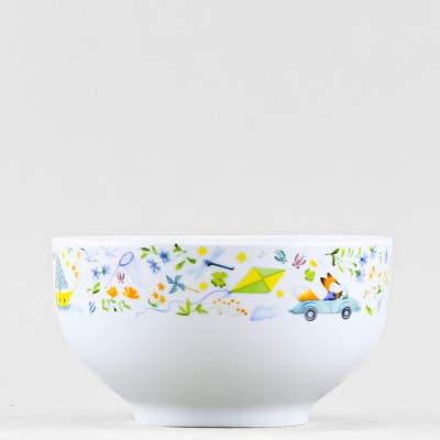 Пиала 500 мл рис. Лисенок