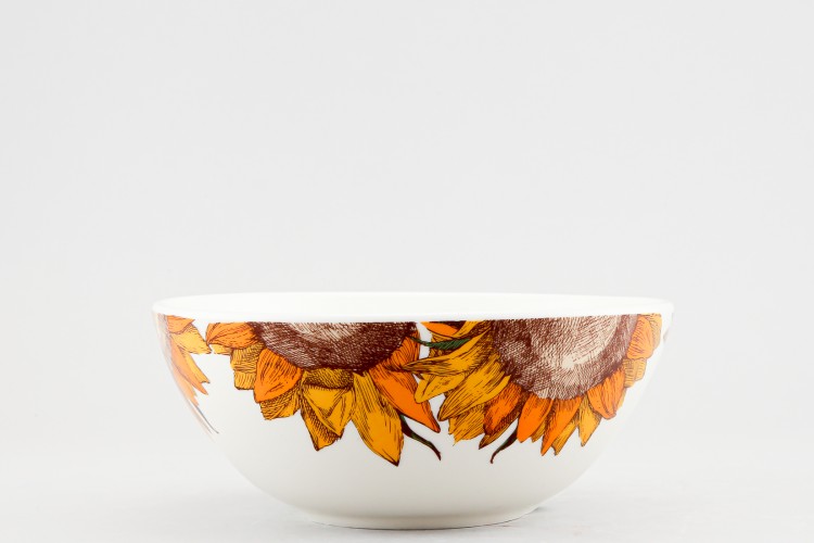 Миска 700 мл рис. Подсолнухи 