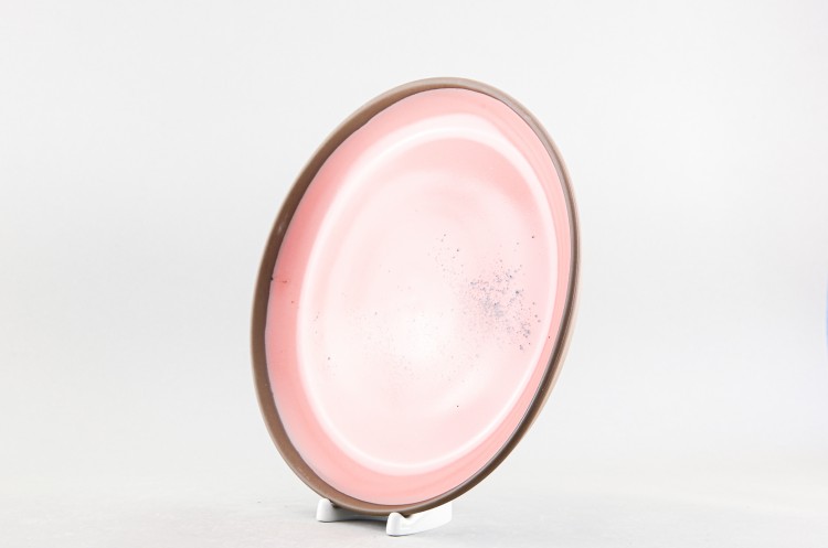 Тарелка плоская 25.8 см рис. Панакота 