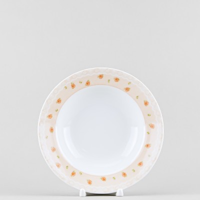 Тарелка глубокая 20 см ф. Идиллия рис. Шебби шик