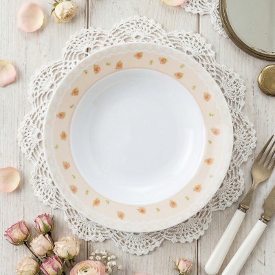 Тарелка глубокая 20 см ф. Идиллия рис. Шебби шик