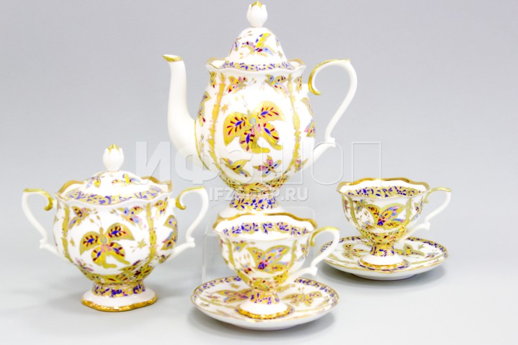 Сервиз кофейный ф. Наташа рис. Фантастические бабочки, 14 предметов в Москве