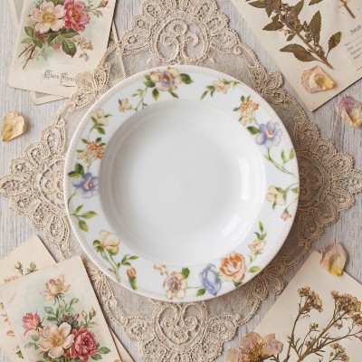 Тарелка глубокая 20 см ф. Идиллия рис. Тиффани