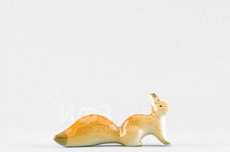 Скульптура Белочка северная, Императорский фарфоровый завод/ЛФЗ в Москве