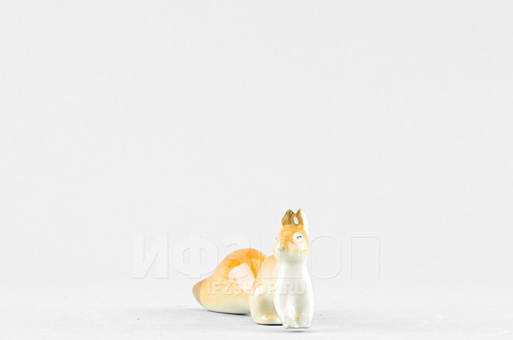 Скульптура Белочка северная, Императорский фарфоровый завод/ЛФЗ в Москве