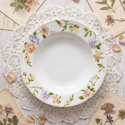 Тарелка глубокая 24 см ф. Идиллия рис. Тиффани