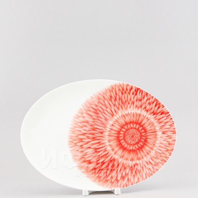 Блюдо овальное 29 х 21 см ф. Восточная рис. Aloha Volcano / Алоха Вулкан