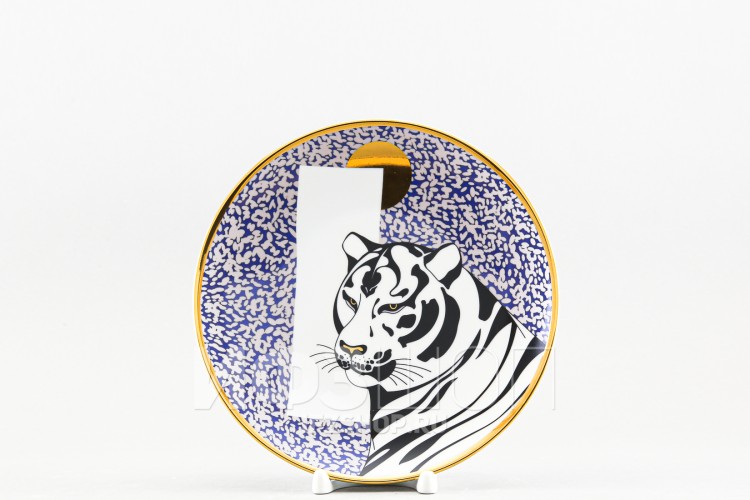 Декоративная тарелка 19.5 см рис. Тигр. В ожидании сказки 