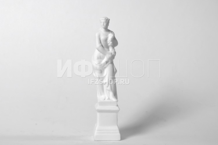 Скульптура Флора из костяного фарфора, Императорский фарфоровый завод/ЛФЗ в Москве
