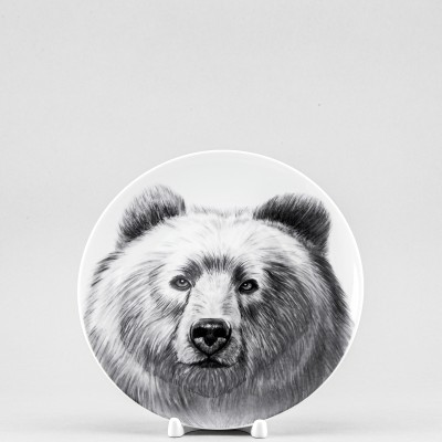 Тарелка плоская 20 см ф. Универсал рис. Медведь