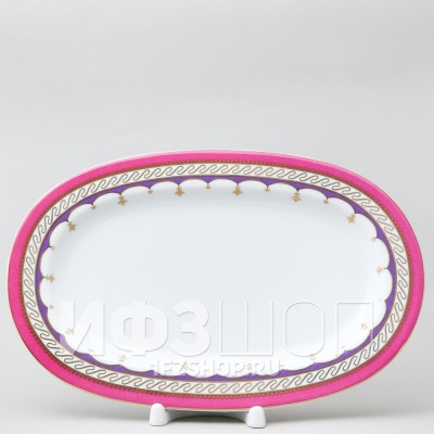 Блюдо овальное 24 х 14 см ф. Европейская-2 рис. Камеи