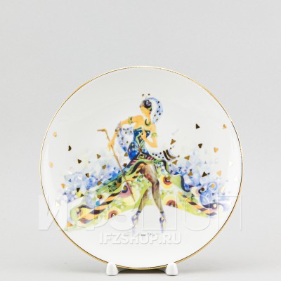Декоративная тарелка 19.5 см рис. Фея Карабос