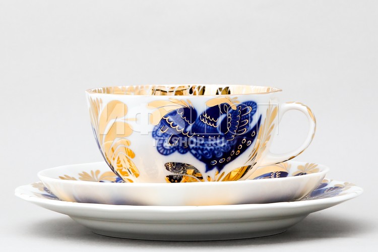 Комплект чайный ф. Тюльпан рис. Золотой сад в Москве