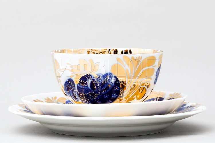 Комплект чайный ф. Тюльпан рис. Золотой сад в Москве