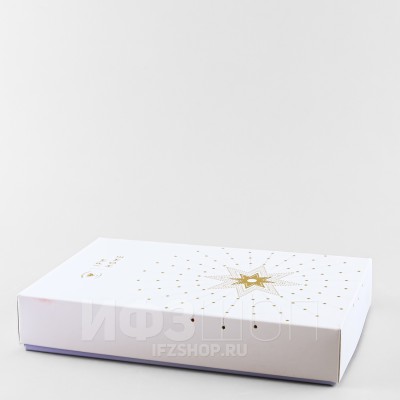 Набор из 2 салфеток 45х45 см рис. Азур золотой с вышивкой Звезда