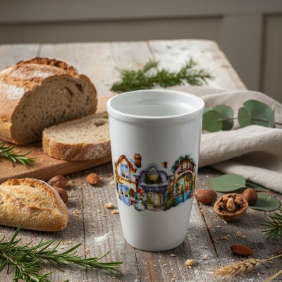 Стакан рис. Первый снег