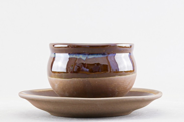 Набор из 4 чашек с блюдцем чайных ф. Штрих рис. Брауни в Пензе