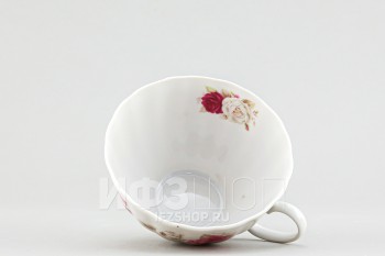 Чашка с блюдцем чайная ф. Белый лебедь рис. Нежное утро