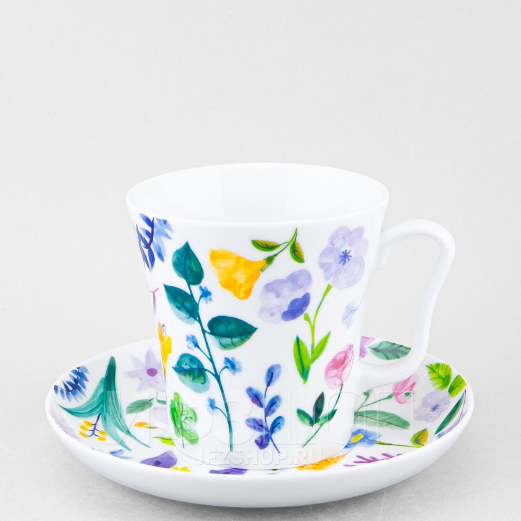 Бокал с блюдцем ф. Ленинградский рис. Primavera в Челябинске