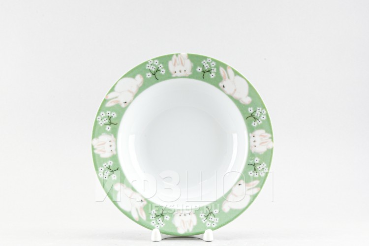 Тарелка глубокая 20 см ф. Идиллия рис. Bunny / Кролик 